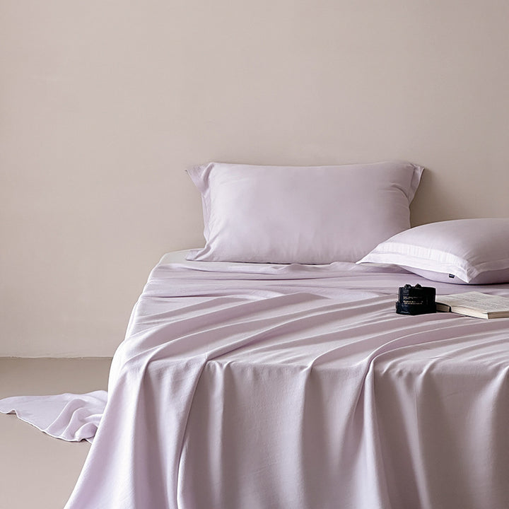 Bed linen made from lyocell fiber, stone-washed