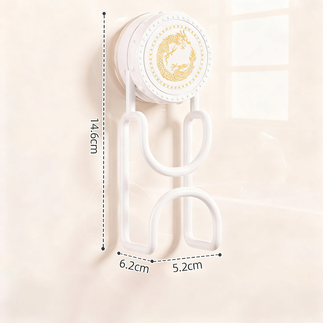Metal suction cup wall hook