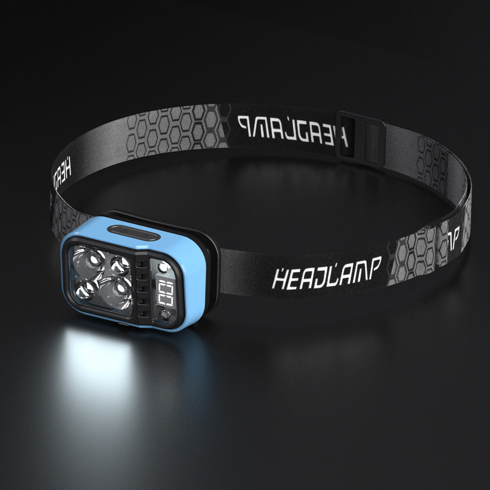 LED-Headlamp USB Charging with Sensor
