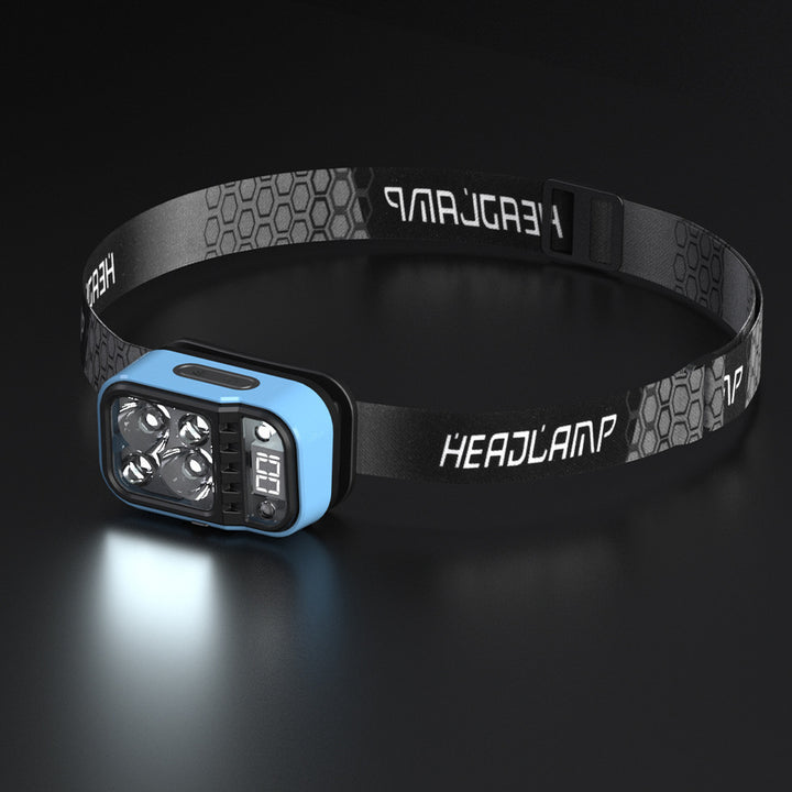 LED-Headlamp USB Charging with Sensor