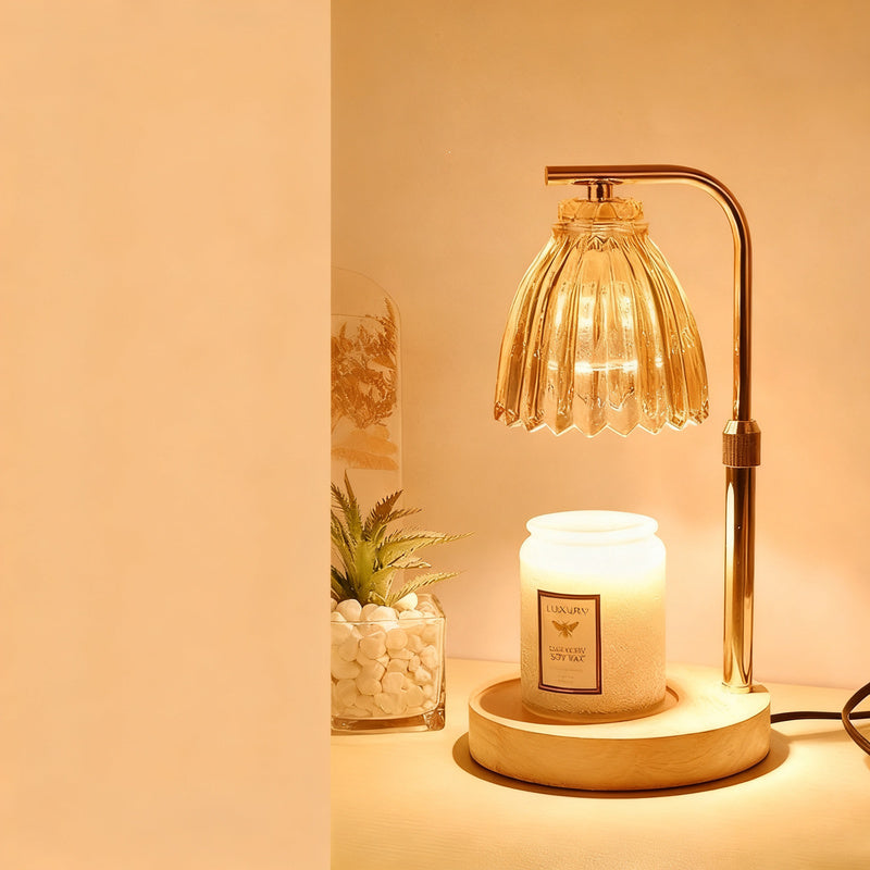 Wax melt fragrance lamp with dimmer function