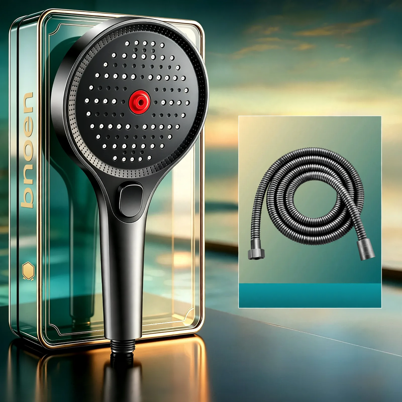 Shower head with pressure balance, multiple spray modes