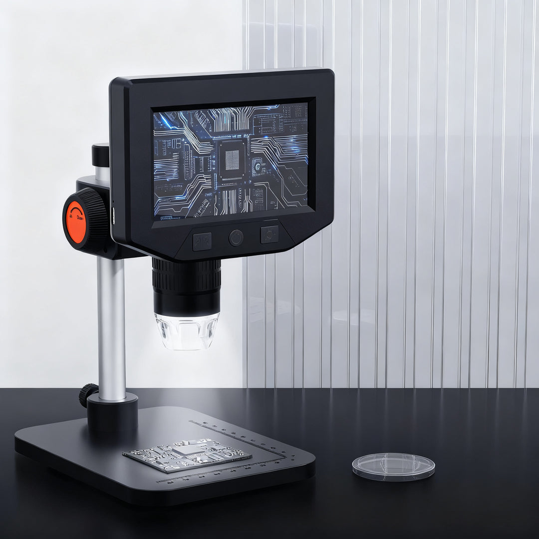 Digital microscope, 1600x magnification, USB operation