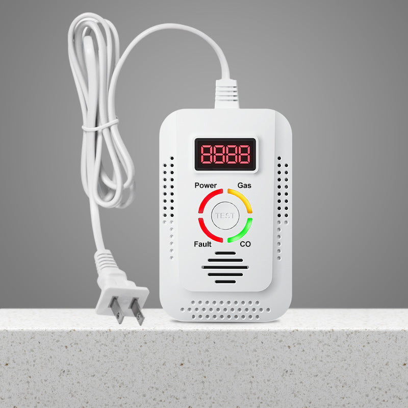 Carbon monoxide and gas detector, model JSN-JY-908COM