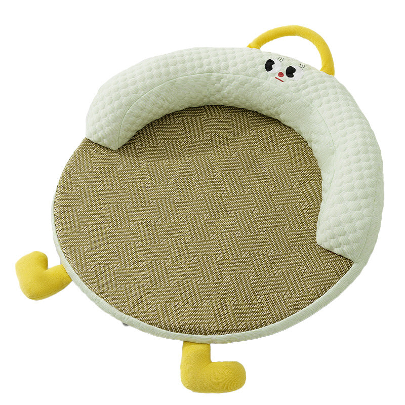 Cool bed for cats and dogs, round