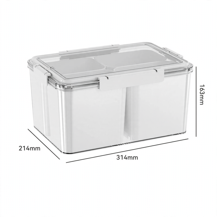 Food storage container made of food-grade PET, 4–5 L