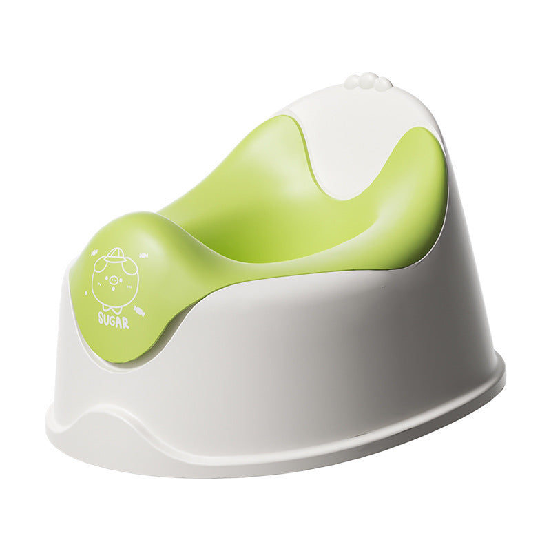 Toilet seat with backrest for children
