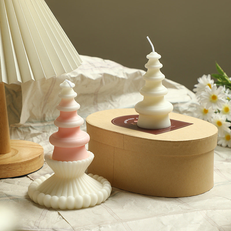 Scented candle in gift box