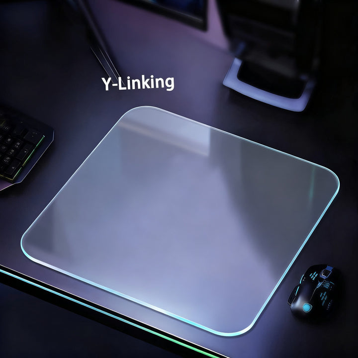 Tempered glass cushion for gaming mouse