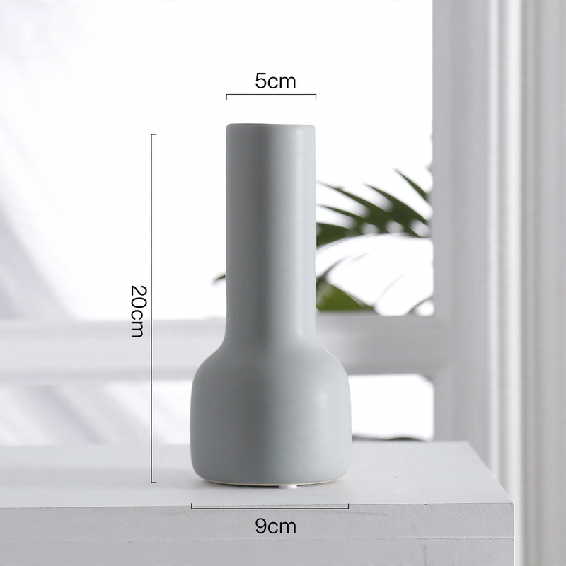Ceramic flower vase, Nordic design