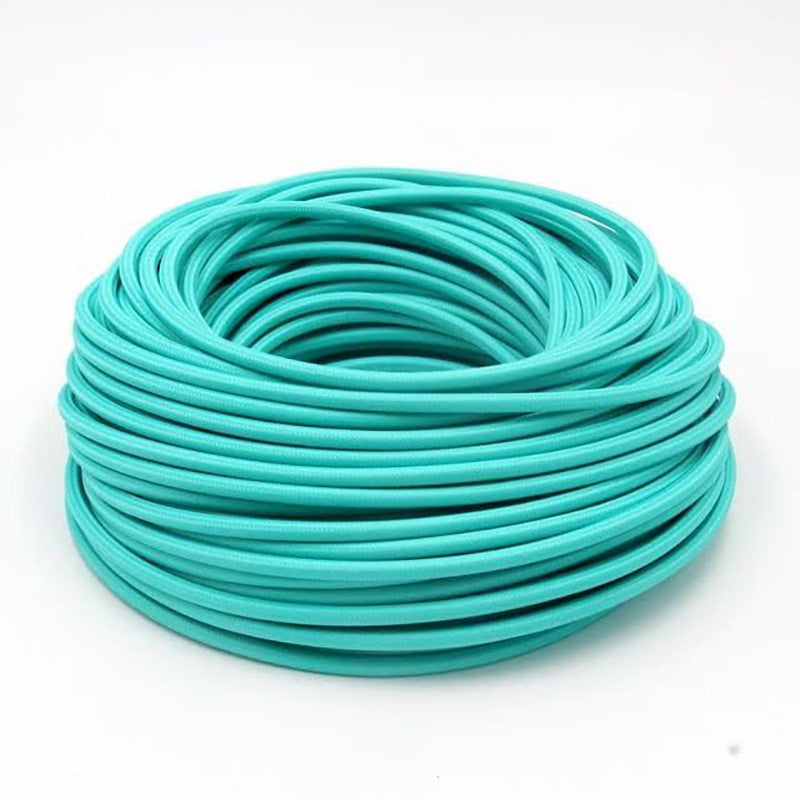 Textile-encased power cable 2×0.75 mm²
