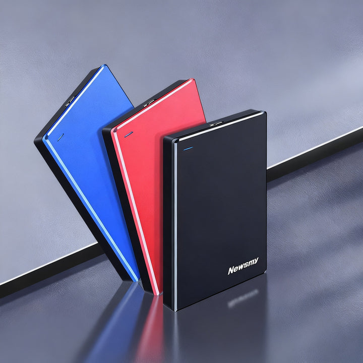 Mobile hard drive, up to 1TB, plastic housing