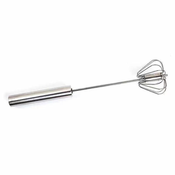 Half-automatic whisk made of stainless steel