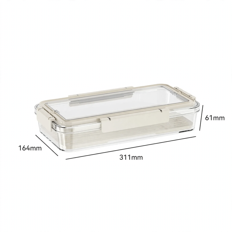 Food storage container made of food-grade PET, 4–5 L