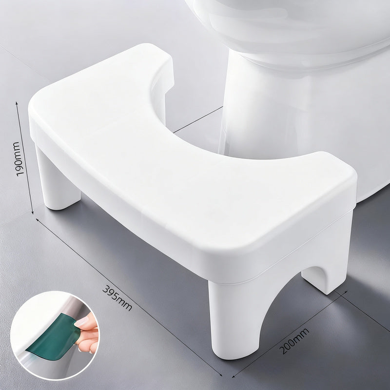 Plastic toilet stool