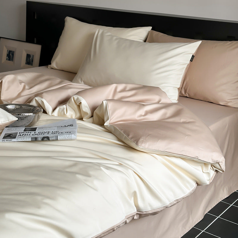 Cotton bedding set, 100% cotton, 4-piece