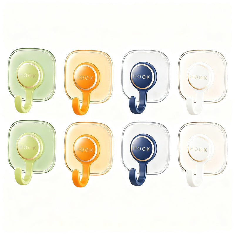 Self-adhesive wall hook, load-bearing