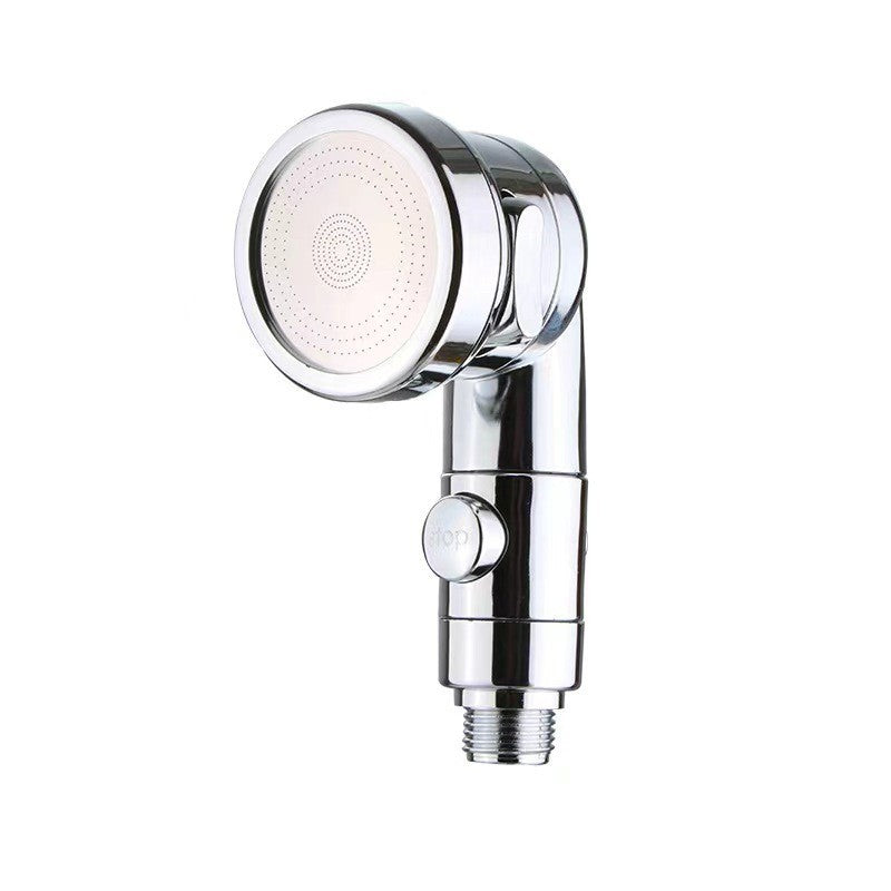 Faucet attachment with shower head and filtration