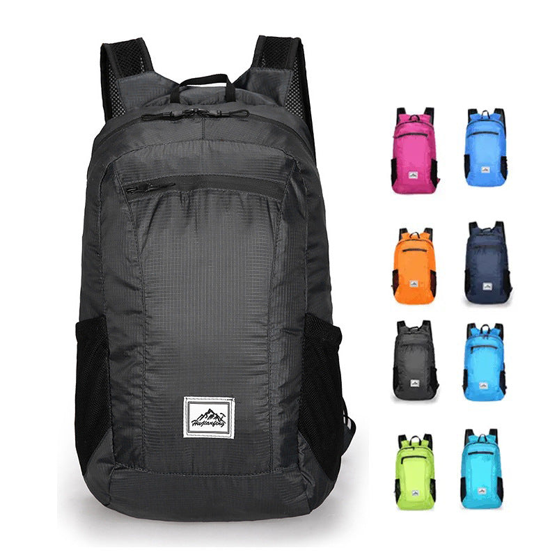 Foldable travel backpack, ultra-light, up to 20 L