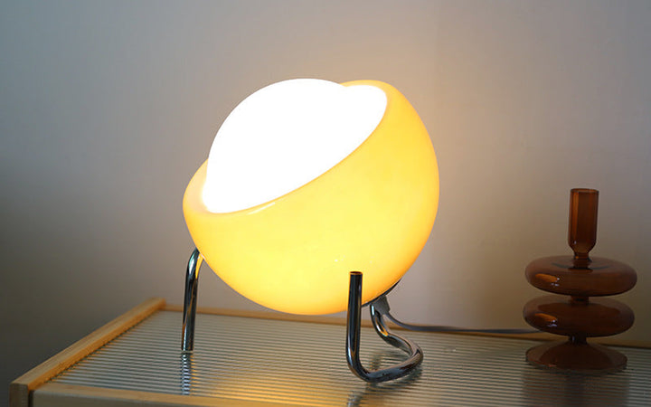 RETRO GLASS TABLE LAMP - AMBIENT NORDIC NIGHT LIGHT | Kalsten