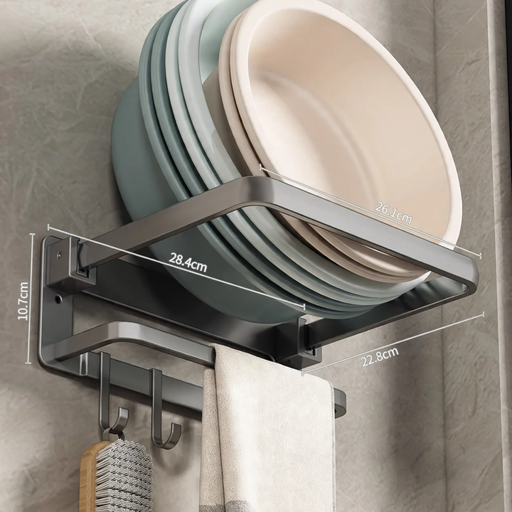 Wall mount for sink and bathing utensils