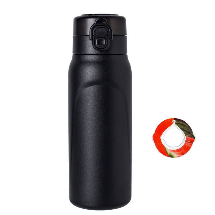Insulated cup 750 ml with straw made of stainless steel