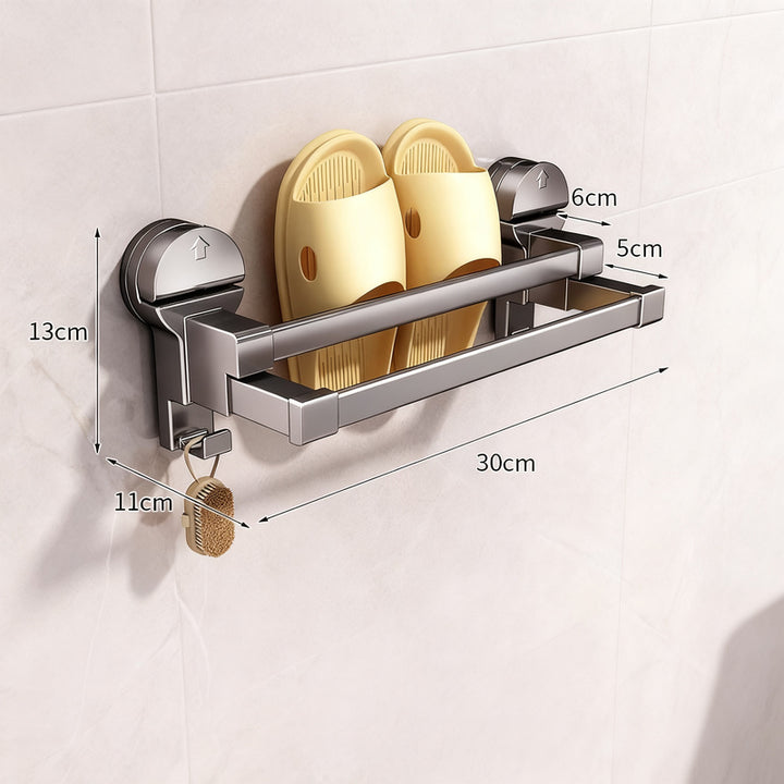 Extendable slipper rack made of carbon steel
