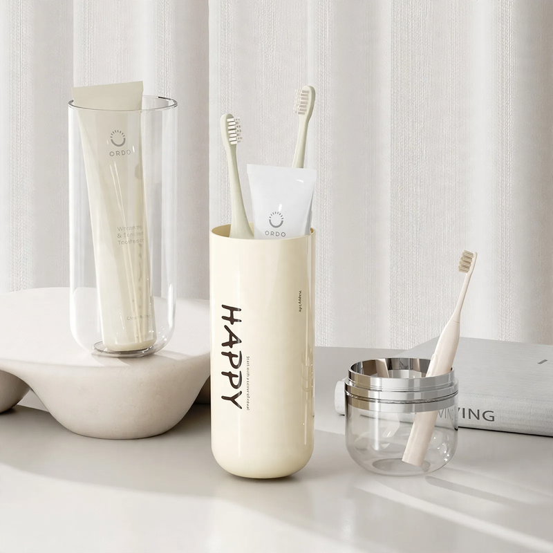 Travel Toothbrush Cup Set, 2–4 Cups