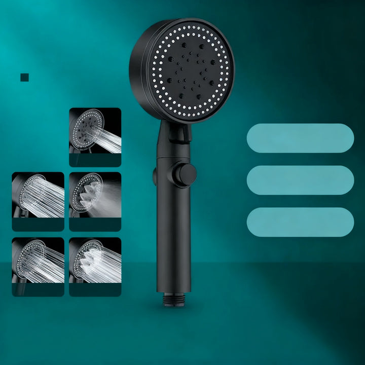 Shower head with high pressure function, ABS