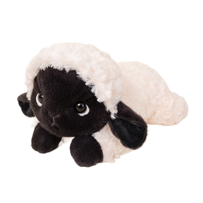 Plush sheep, comfort doll, stuffed animal