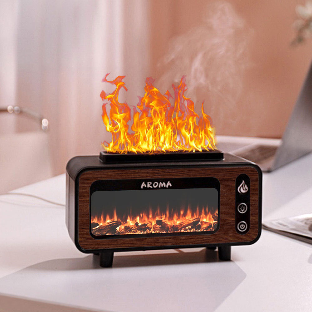 Flame Aroma Diffuser with Ultrasound and LED