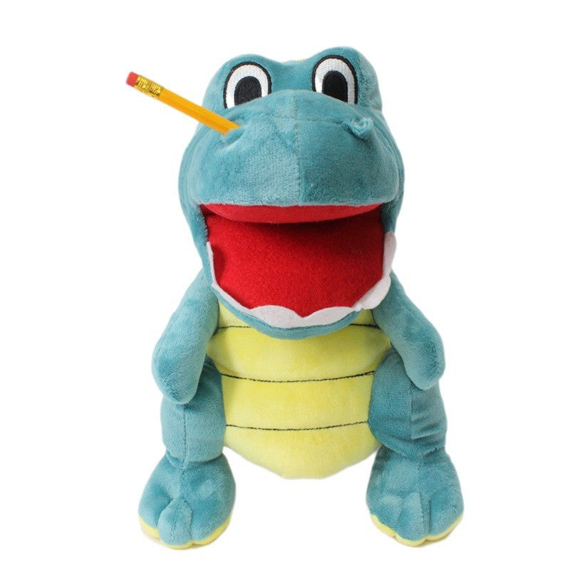 Hand puppet shark with movable arms