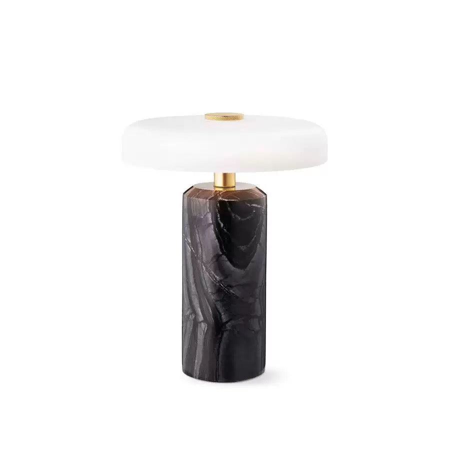 Marble table lamp model 5809, rechargeable, 3-level dimmable