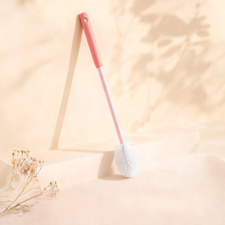 Silicone cleaning brush for baby bottles and teats