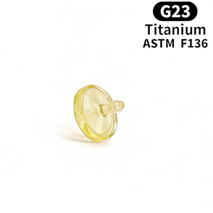 Titan Piercing bar with internal thread