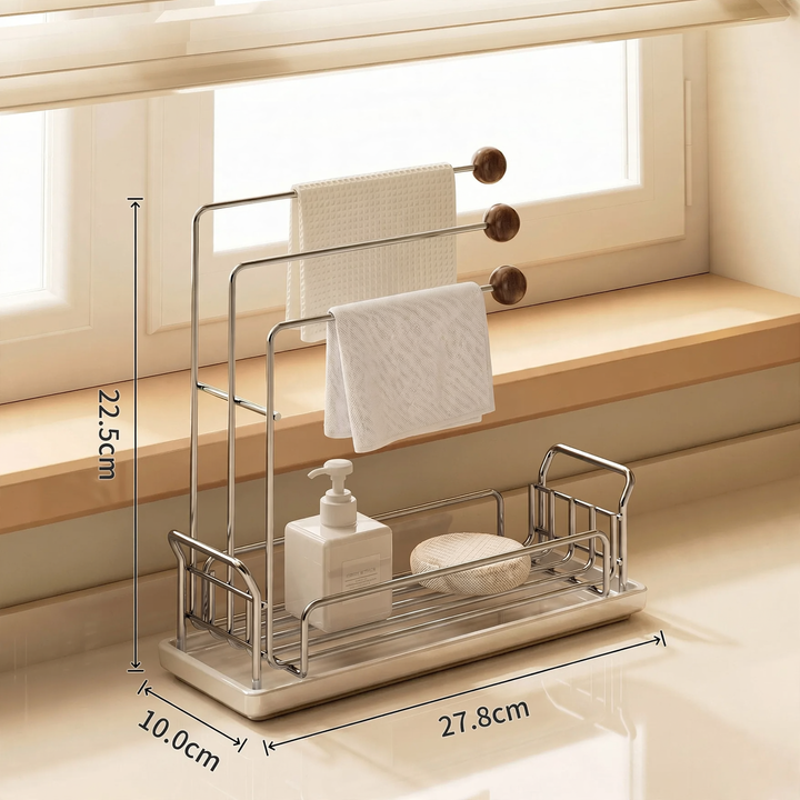 Stainless Steel Kitchen Draining Rack for Towels