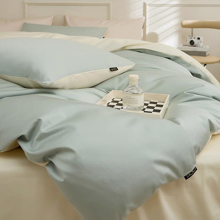 Cotton bedding set, 100% cotton, 4-piece