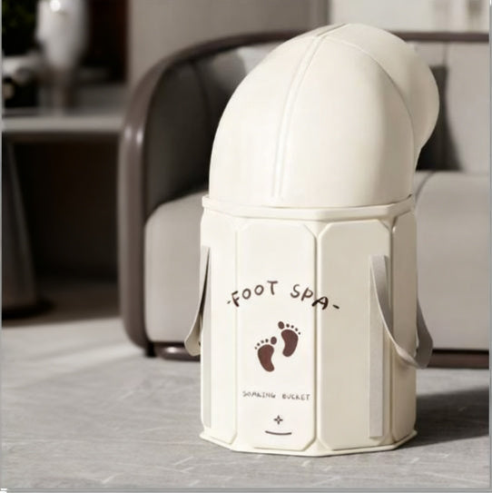 Portable foot bath made of PVC, foldable