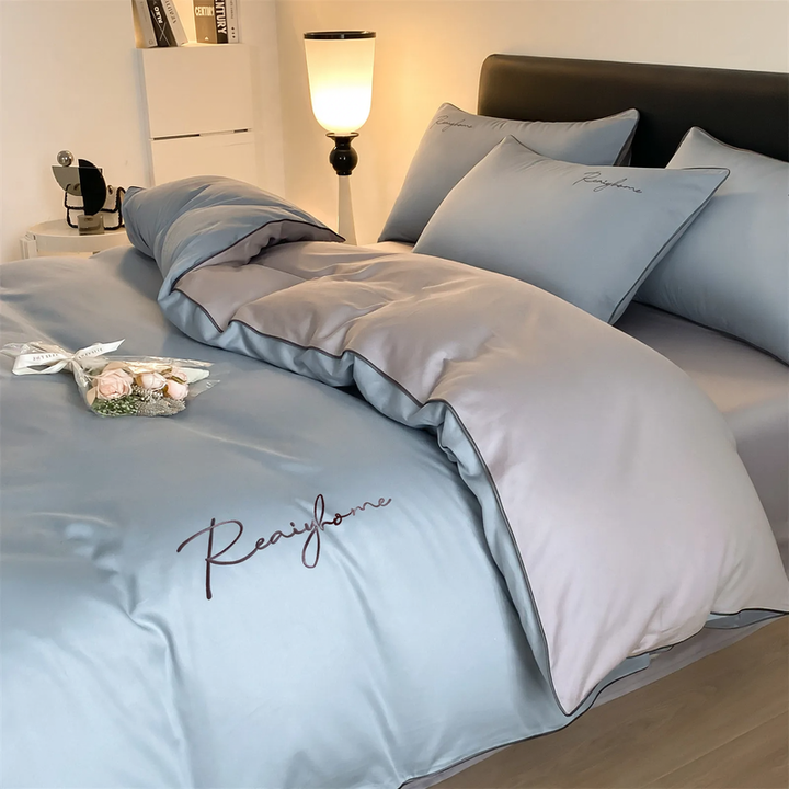 Cotton bedding set, 4-piece, 100% cotton
