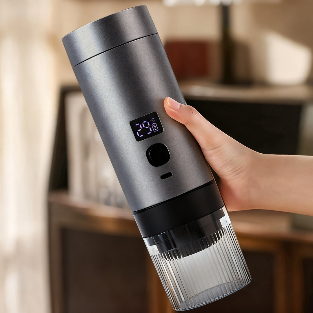 Portable espresso coffee machine with battery, 0.5 L