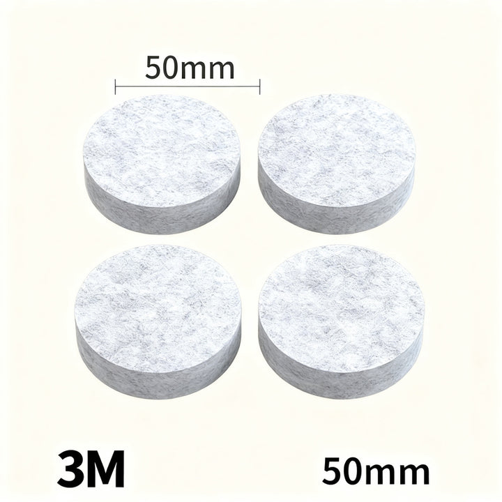 Felt chair glides, self-adhesive, furniture protection