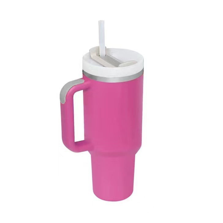 Insulated cup 40oz, stainless steel, with handle