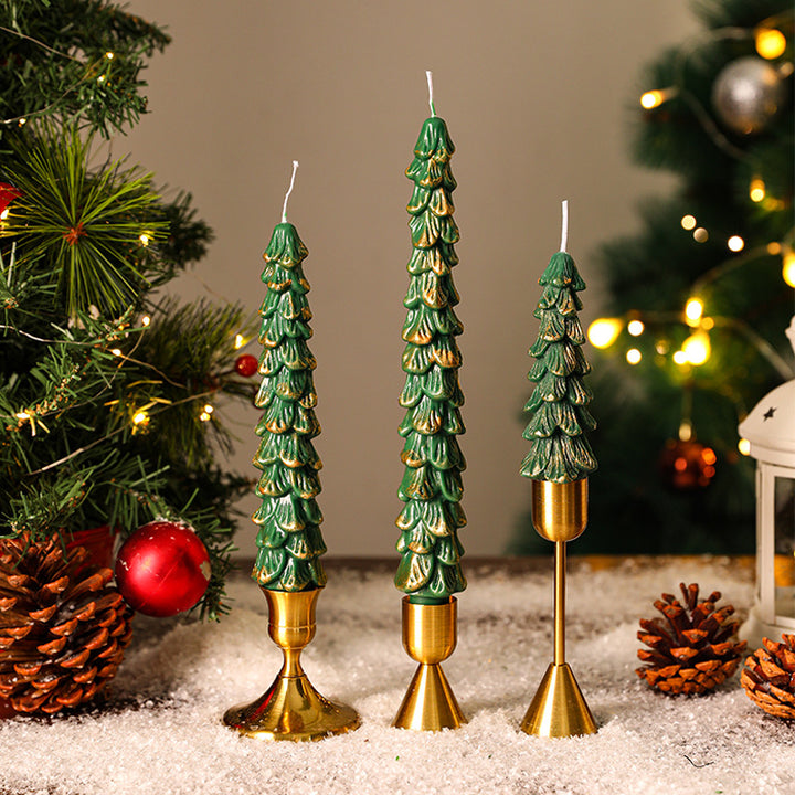 Christmas tree scented candle, soy blend, hand made