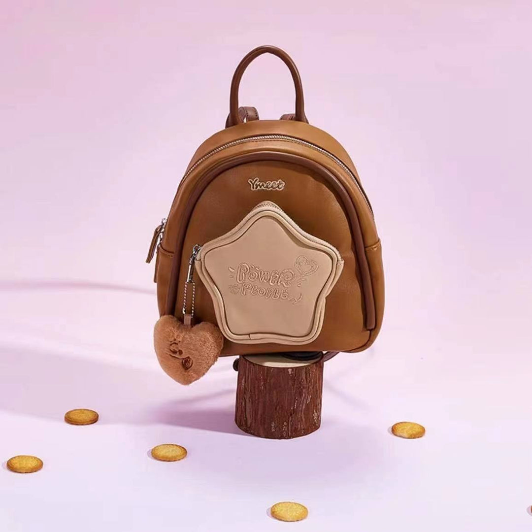 Mini-backpack with five-star design
