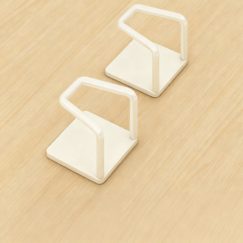 Stainless steel wall hooks without drilling, set of 6/8