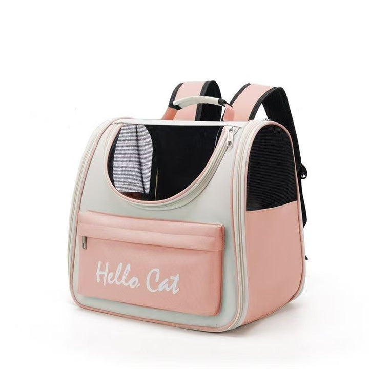 Transport backpack for dogs and cats, canvas