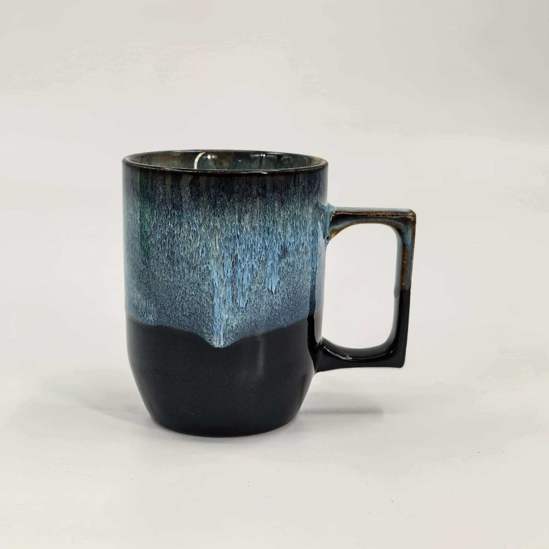 Ceramic coffee cup 346 ml with burning effect