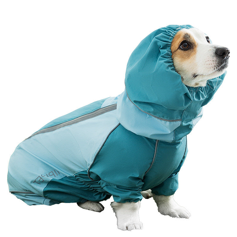 Raincoat for dogs, four-legged, waterproof