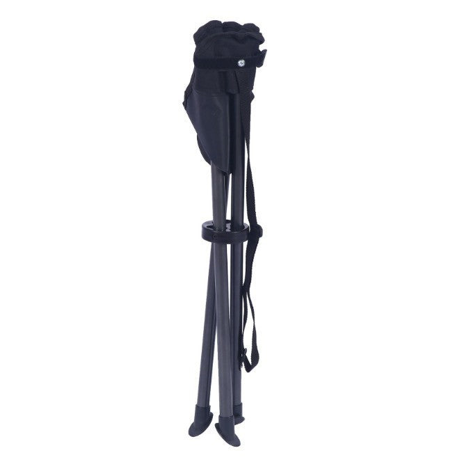 Folding stool made of plastic and steel with Oxford fabric
