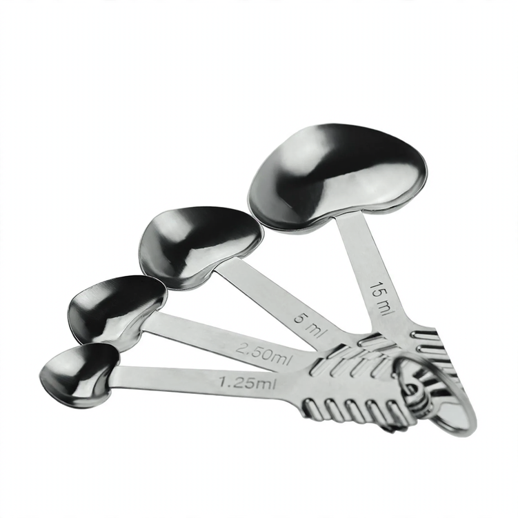 Stainless Steel Measuring Spoon Heart Shape